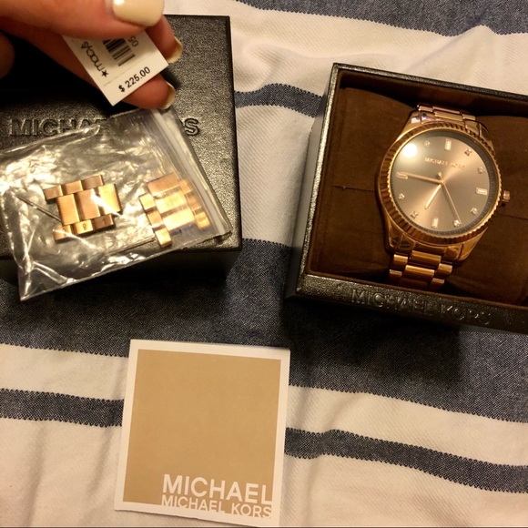 Michael Kors Blake Brown Dial Rose Gold Watch - Picture 10 of 10